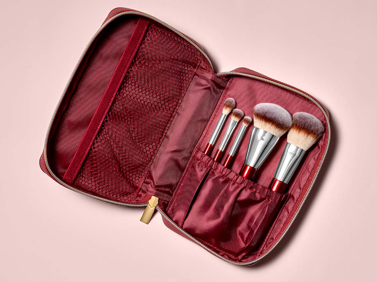 BK Beauty Travel Brush Set with Pouch